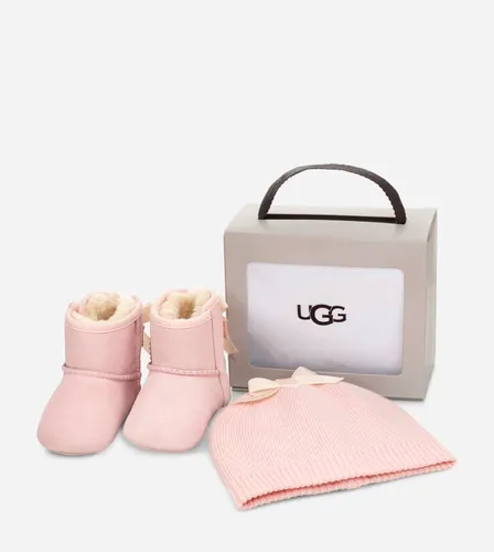 UGG® Jesse Bow II Boot and Beanie Set for Kids in Pink
