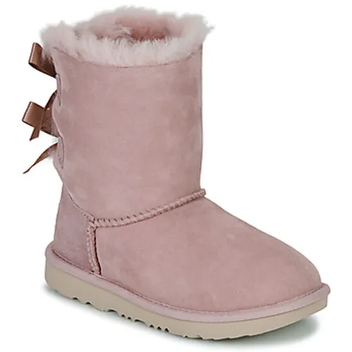 UGG  K BAILEY BOW II  girls's Children's Mid Boots in Pink