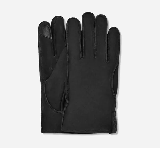 UGG® Leather Clamshell Logo Glove for Men | UGG® EU in Black