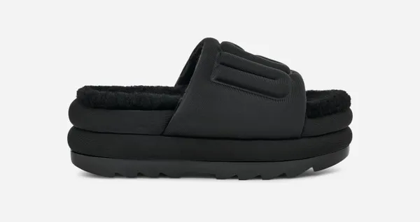 UGG® Maxi Graphic Slide for Women in Black