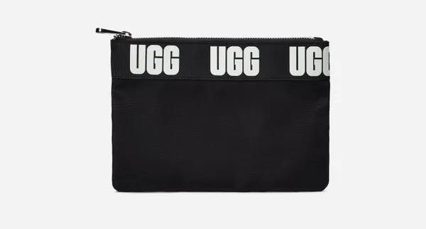 UGG® Medium Zip Pouch Sportfor Women in Black, Size OS, Polyester