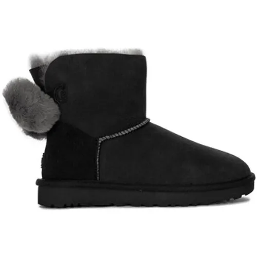 UGG  Min Bailey Fuzzy Bow  women's Snow boots in Black
