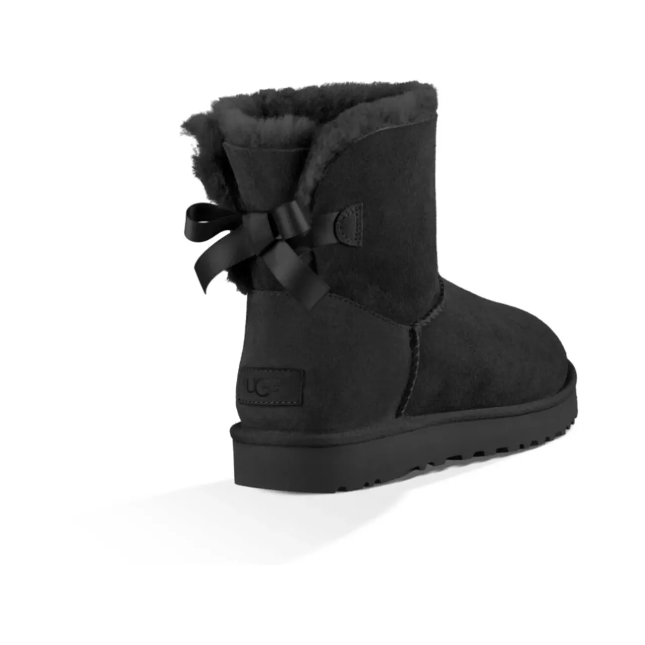 UGG , Mini Bailey Bow II Boot ,Black female, Sizes: