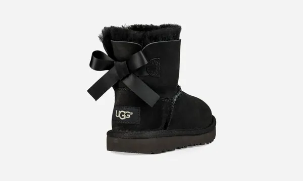 UGG® Mini Bailey Bow II Boot for Kids in Black