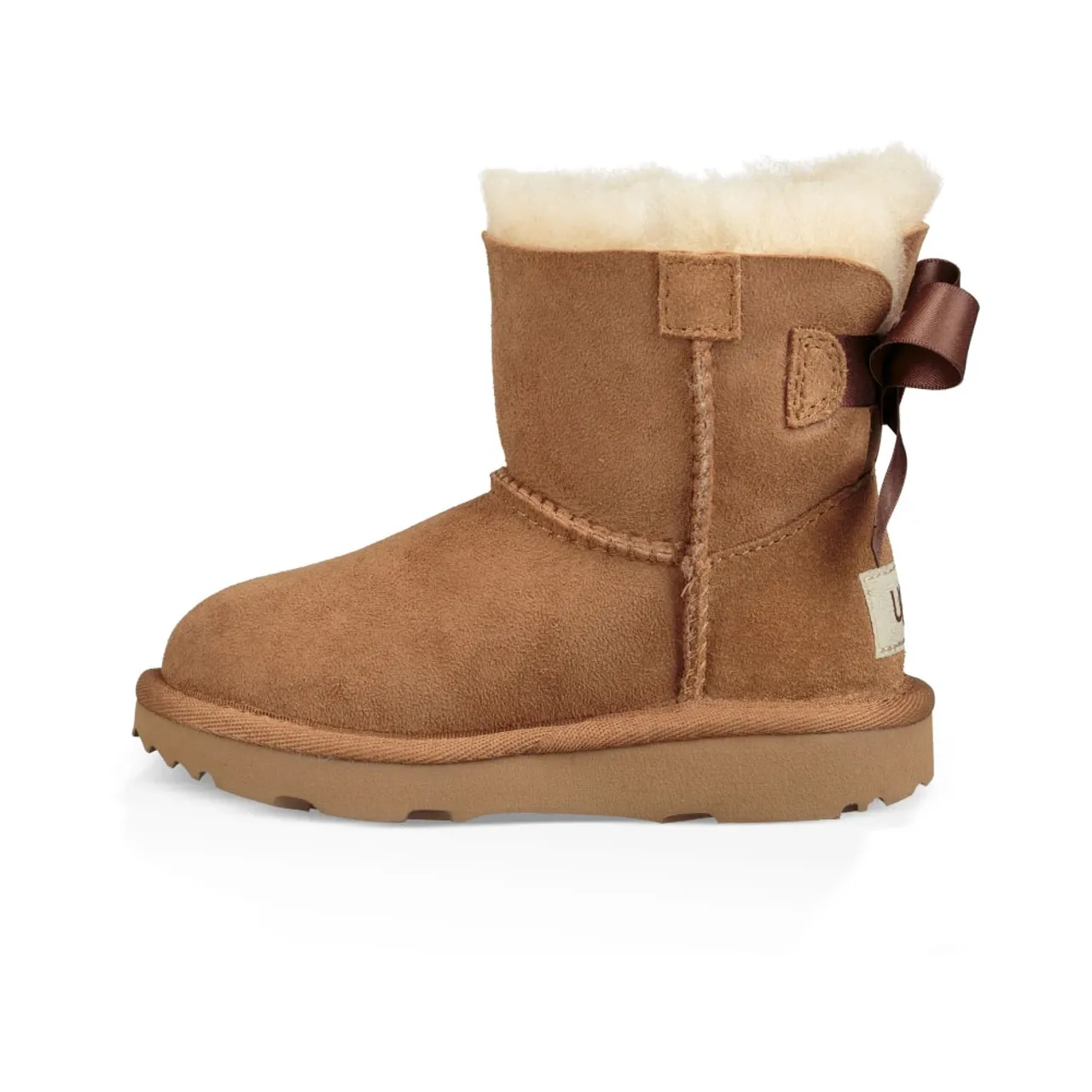 UGG , Mini Bailey Bow II Boots ,Brown female, Sizes: