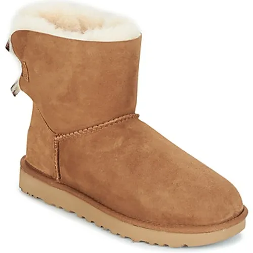UGG  MINI BAILEY BOW II  women's Mid Boots in Brown