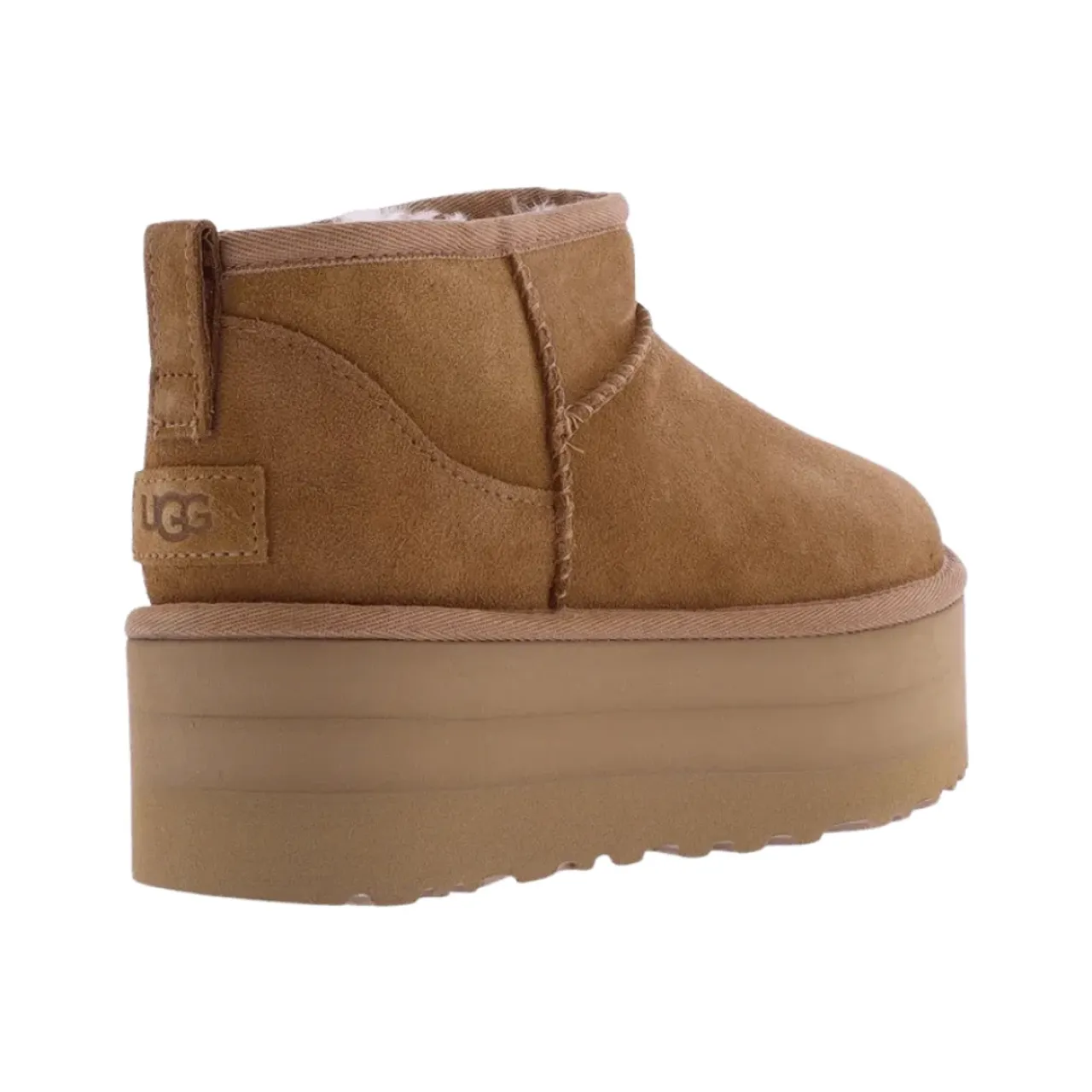 UGG , Mini Platform Chestnut Boots ,Beige female, Sizes: