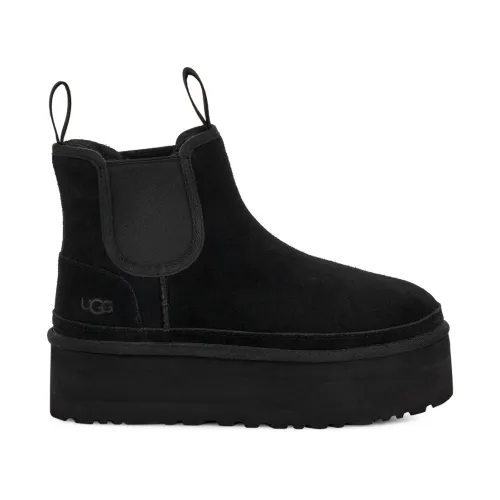 UGG , Neumel Platform Chelsea Boots ,Black female, Sizes: