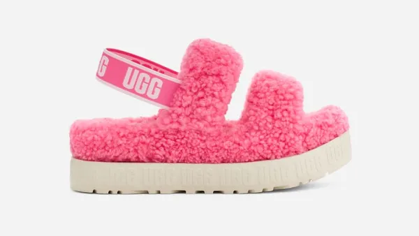 UGG® Oh Fluffita Slide for Women in Pink Rose
