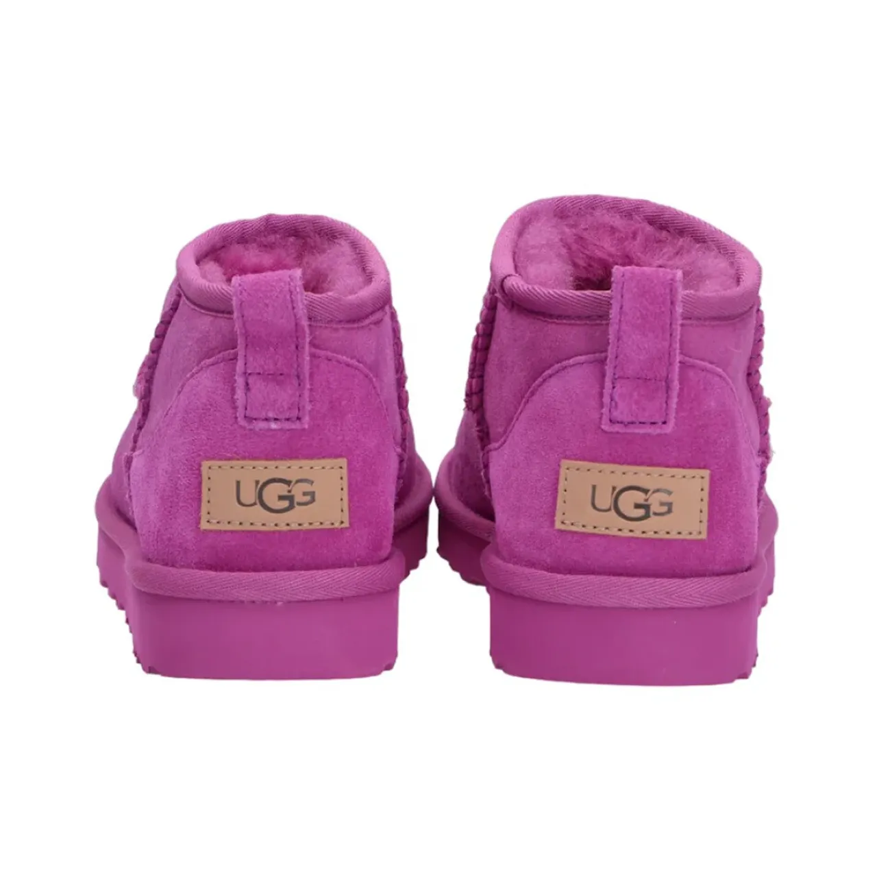 UGG , Purple Classic Ultra Mini Ankle Boots ,Purple female, Sizes: