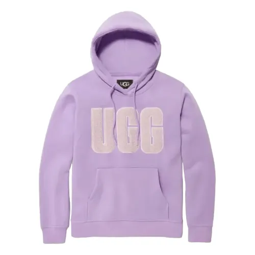 UGG , Purple Rey Logo Hoodies ,Purple female, Sizes: