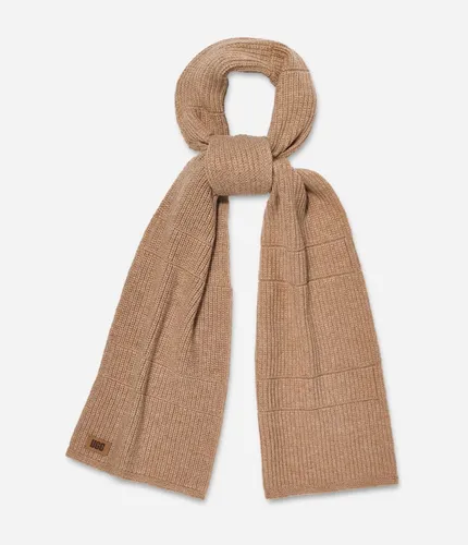UGG® Ribbed Scarf in Brown