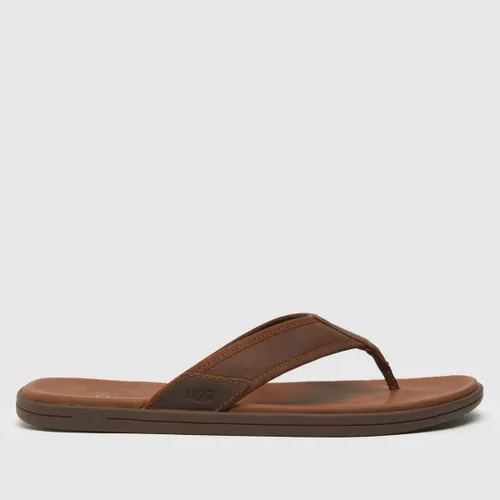 Ugg Seaside Flip Flop Sandals In Brown