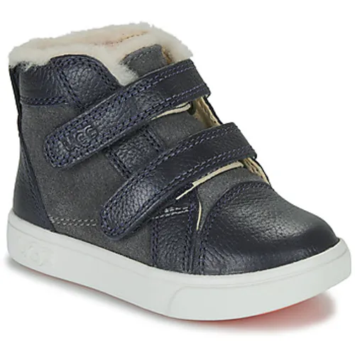 UGG  T RENNON II  boys's Children's Shoes (High-top Trainers) in Blue
