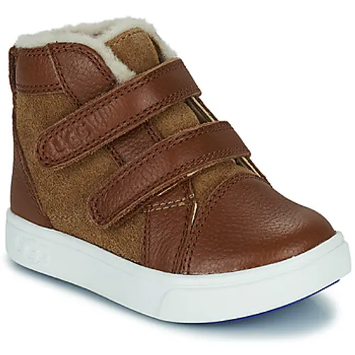 UGG  T RENNON II  boys's Children's Shoes (High-top Trainers) in Brown