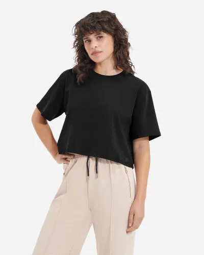 UGG® Tana Cropped Tee for Women in Black