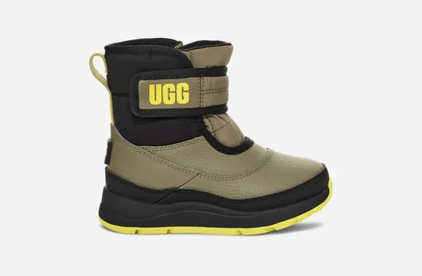 UGG® Taney Weather Boot for Kids in Burnt Olive/Black