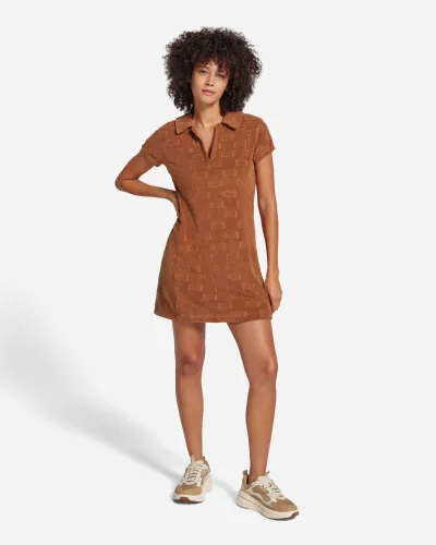 UGG® UGG block Kimmy Dress for Women in Cedar Bark