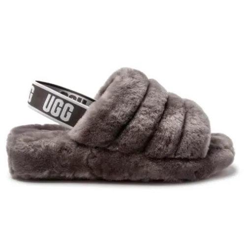 UGG , Ugg® Fluff Yeah Slide Sandals ,Gray female, Sizes: