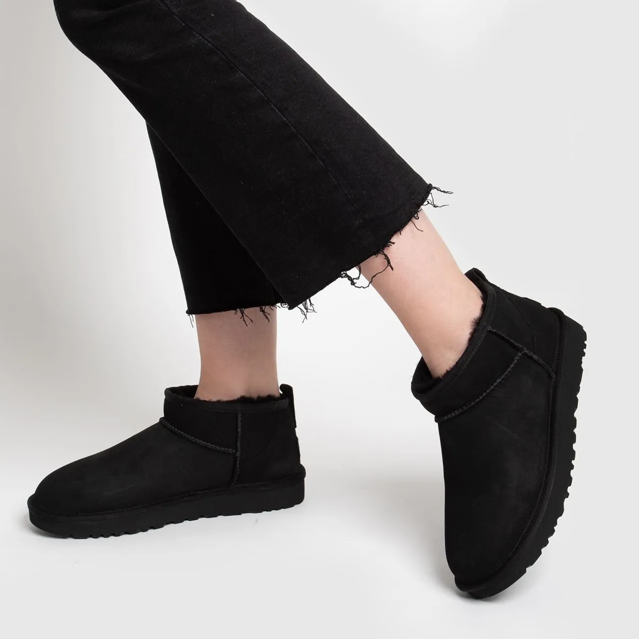 Ugg Women's Black Classic Ultra Mini Boots