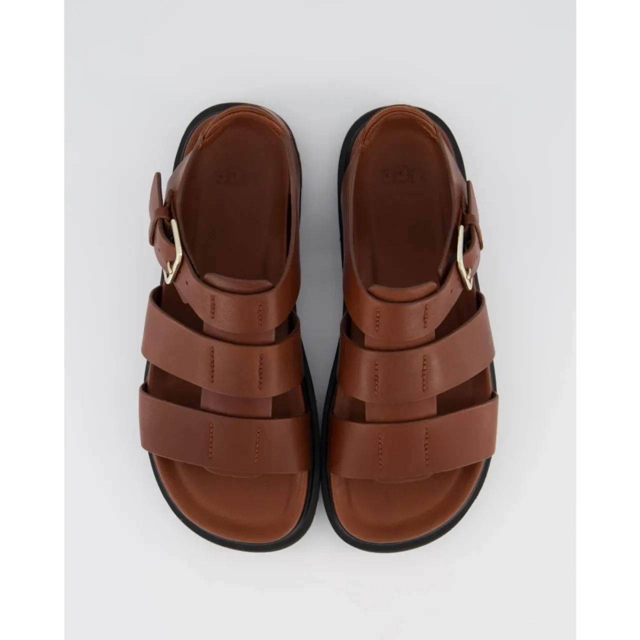 UGG , Womens Capitelle Strap Sandals ,Brown female, Sizes: