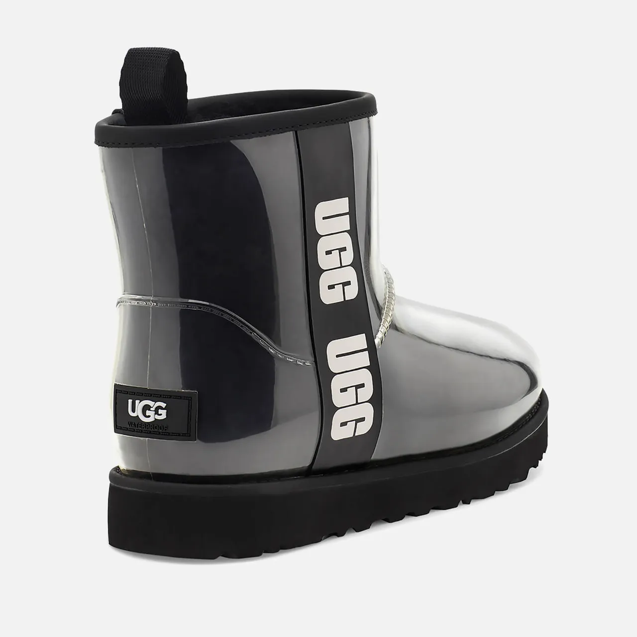 UGG Women's Classic Clear Mini Waterproof Boots - Black - UK