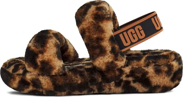 UGG Women's Oh Yeah Panther Print Slippers