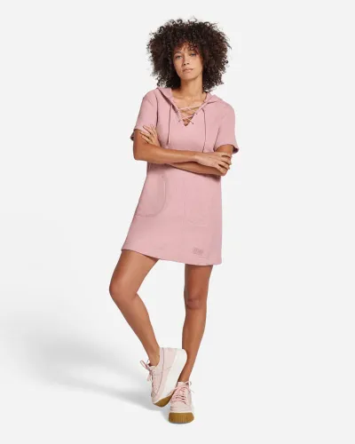 UGG® Yasmine Mixed Dress for Women in Mauve