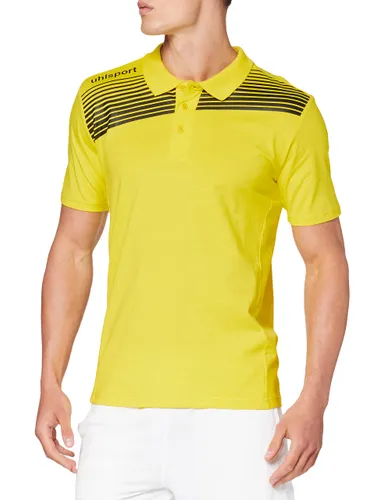 Uhlsport Men Liga 2.0 Polo T-Shirt - Limon Yellow/Black