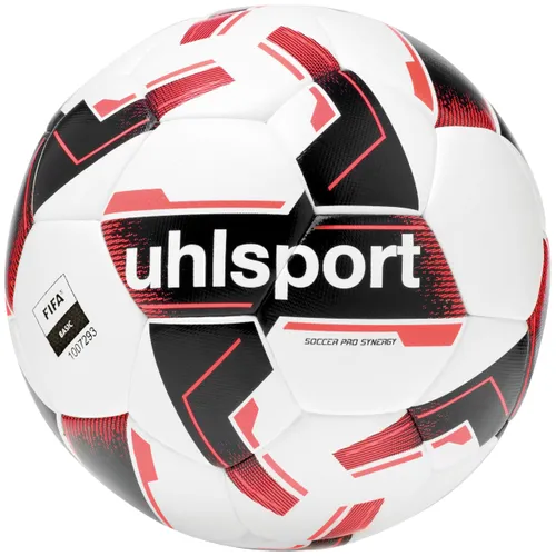 Uhlsport Pro Synergy Ball Weiß/Schwarz/Fluo Rot 4