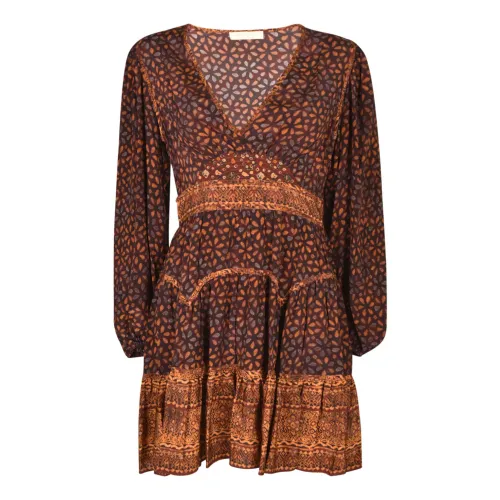Ulla Johnson , Short Dresses Collection - Rosa Agata Dress ,Brown female, Sizes: