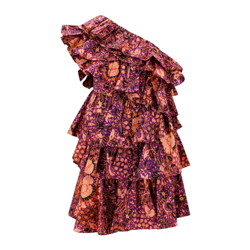 Ulla Johnson , Women Clothing Dress Multicolor Ss23 ,Purple female, Sizes: