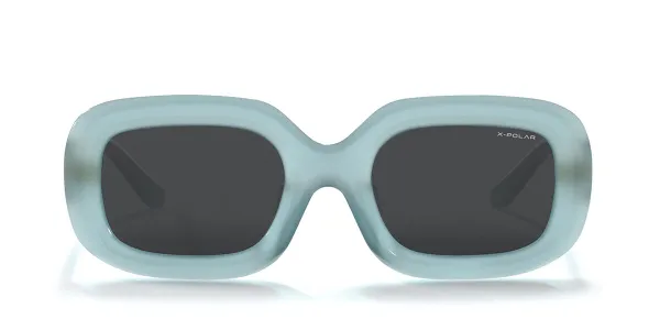 ULLER Pearl Blue UL-S27-02 Women's Sunglasses Blue Size 48
