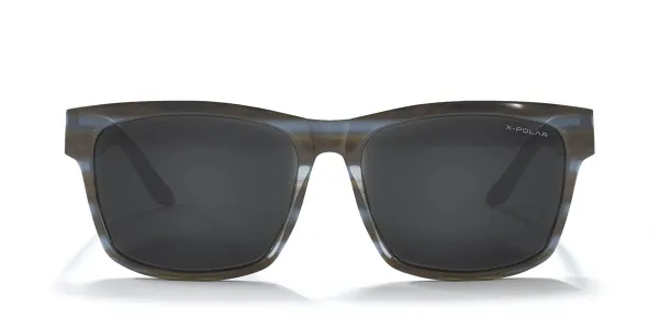 ULLER Ushuaia Brown Striped UL-S14-03 Men's Sunglasses Brown Size 56