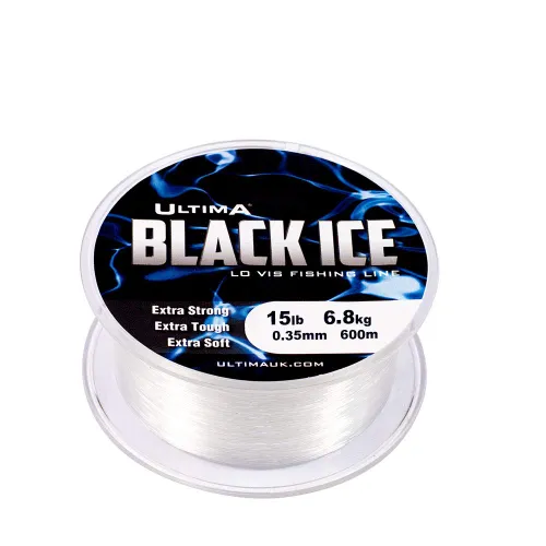Ultima Black Ice 600m Spool Strong Crystal Clear Sea