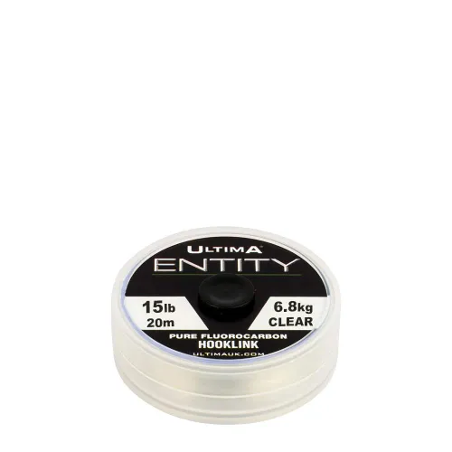 Ultima Entity Pure Fluorocarbon Carp Hook Link - Clear