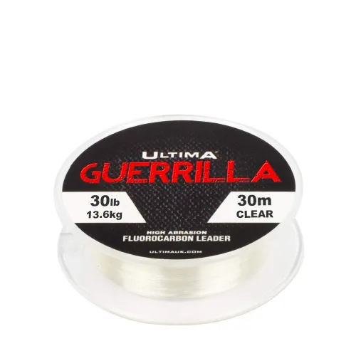 Ultima Guerrilla Pure Fluorocarbon Carp Snag Leader - Clear