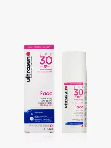 Ultrasun SPF 30 Anti-Ageing Very Sensitive Facial Sun Cream, 50ml - Unisex