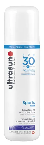 Ultrasun Sports SPF30 Transparent Sun Protection Gel 200 ml