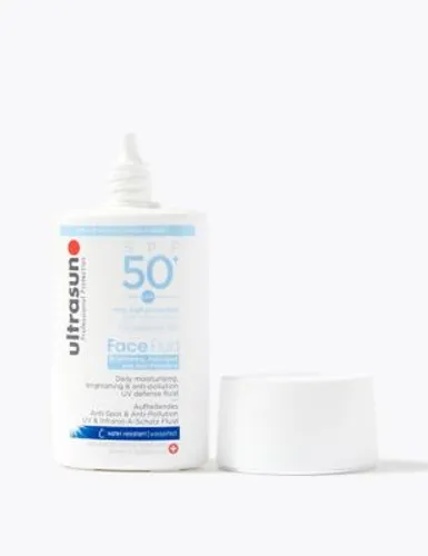Ultrasun Womens Mens Anti Pollution Face Fluid Lotion SPF 50+ 40ml