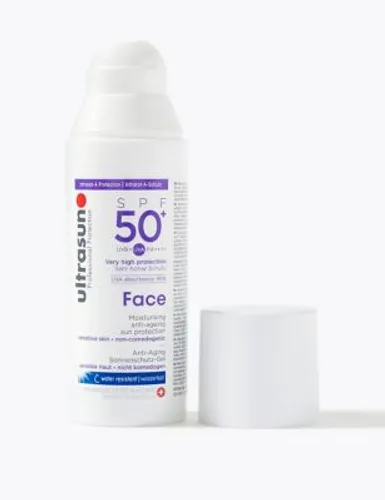 Ultrasun Womens Mens Face Moisturiser Cream SPF 50+ 50ml