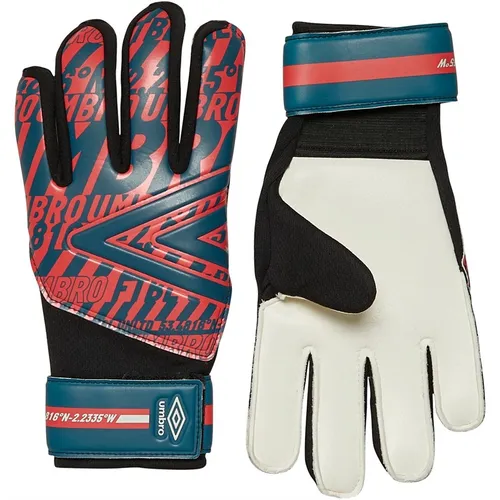 Umbro Axis Training Goalkeeper Gloves Blue Coral/Plein Air/Geranium