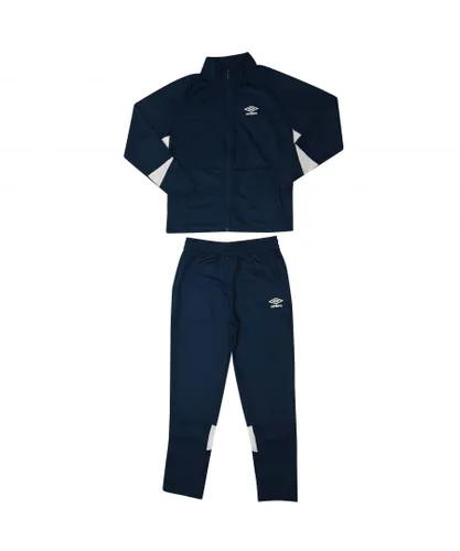 Umbro Boys Boy's Total Traning Tracksuit in Navy