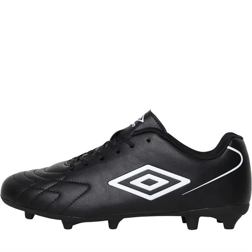 Umbro Junior Attacante FG Firm Ground Football Boots Black/White