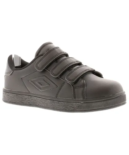 Umbro Junior Boys Casual Touch Fastening Trainer By - Black