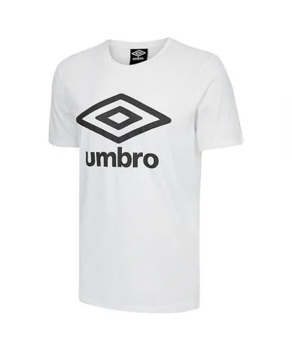 Umbro Large Logo Mens White T-Shirt