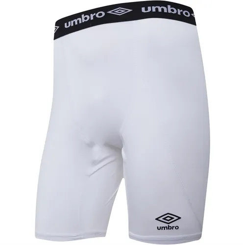 Umbro Mens Compression Shorts White