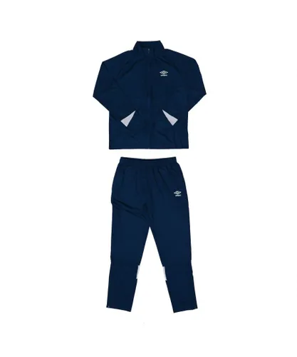 Umbro Mens Total Training Knitted Suit in Navy