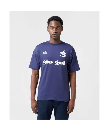Umbro Mens X Gio Goi Warm Up Jersey in Navy Cotton