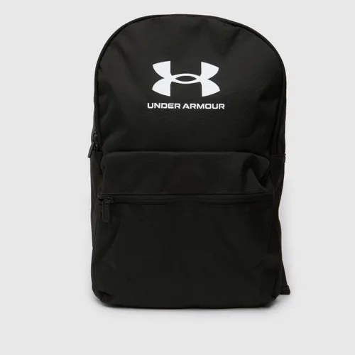 Under Armour Black & White Loudon Lite Backpack, Size: One Size